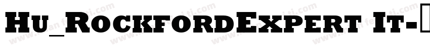Hu_RockfordExpert It字体转换